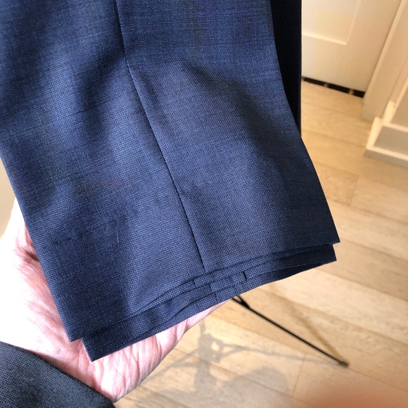 KENZO Men's Slim Fit Suit, Med Blue Size Euro 50 (US size 40) - Picture 12 of 13